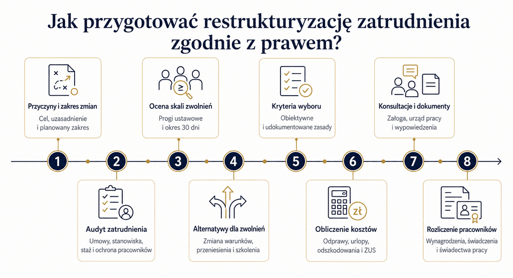 Kancelaria GRP | Restrukturyzacja firmy, a pracownicy - prawa pracownika i zasady zwolnień Kancelaria GRP | Restrukturyzacja firmy, a pracownicy - prawa pracownika i zasady zwolnień